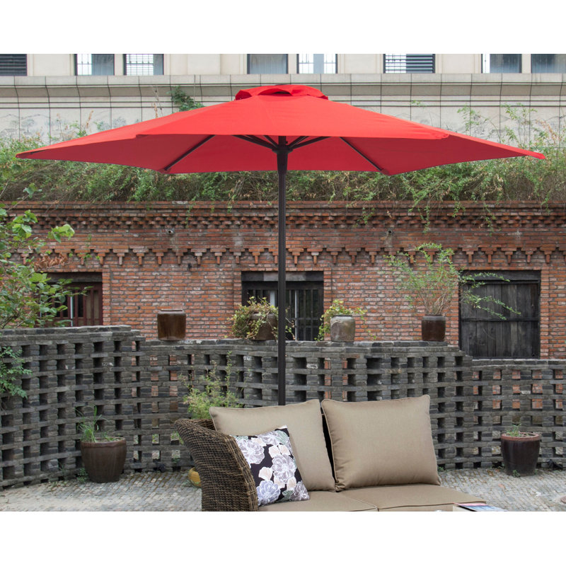 Gatzke 89'' Market Umbrella, Red