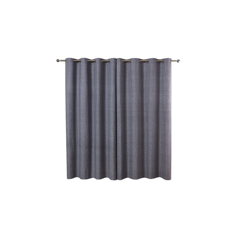 Averielle Semi Sheer, 117 W x 137 D cm, Charcoal