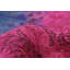 Tapis transitionnel de couleur rose 4 pi 4 po x 7 pi 5 po