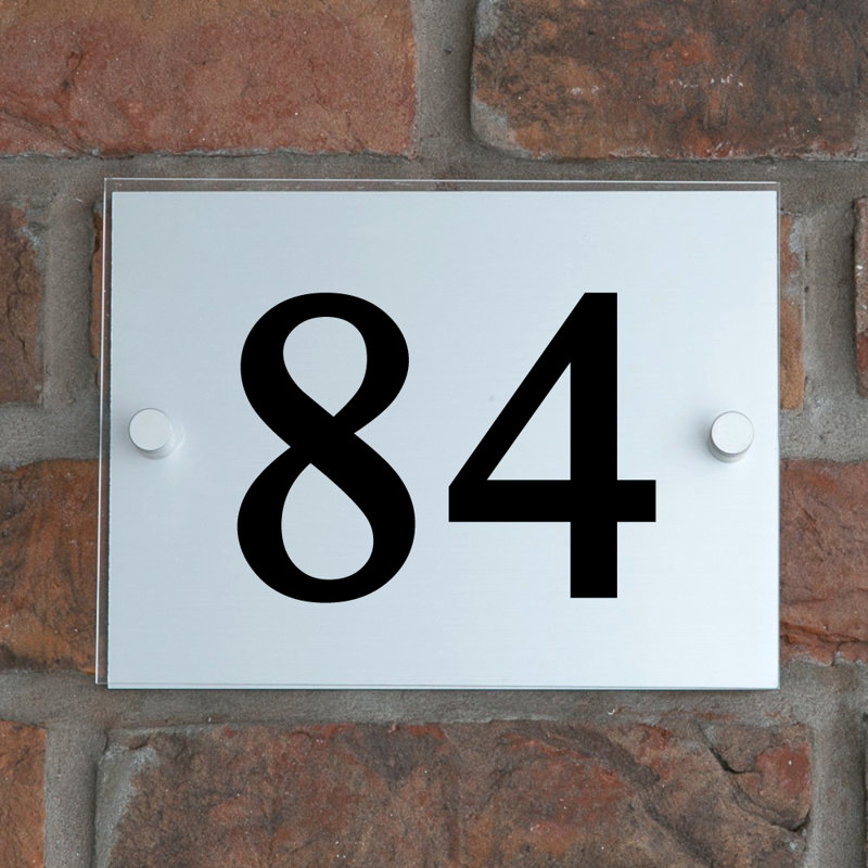 Champy 15cm H Plastic House Number, 84