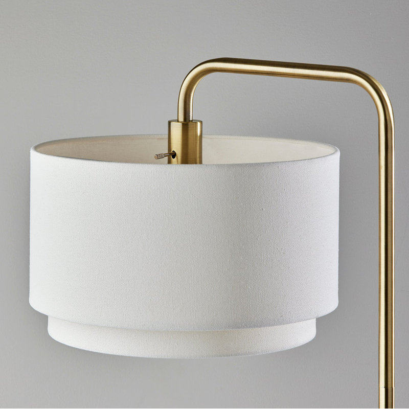 Finley 65'' Polished Arched Floor Lamp
