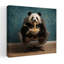 Drôle de panda Ramen, panda ludique moderne, impression murale-1972704056