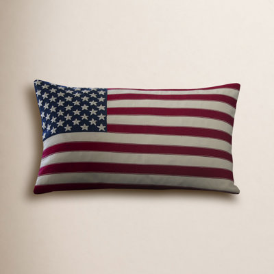 Taylor Embroidered Lumbar Throw Pillow