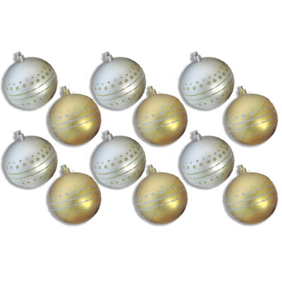 Ensemble d'ornement boule 12 pièces