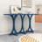 Graceful Console Table with Curvedwood Legs – Elegant Design, Durable Build-868491378