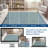 Modern Bordered Machine Washable Rug with Rubber Backing Non-Slip Low Pile Carpet for Living Room Bedroom Kitchen Dining Room-2041909093-2041909096