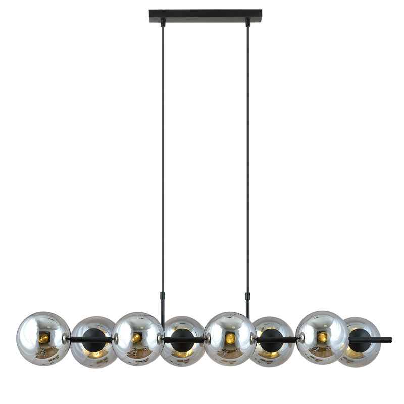 Akper 8 - Light Kitchen Island Pendant, Graphite