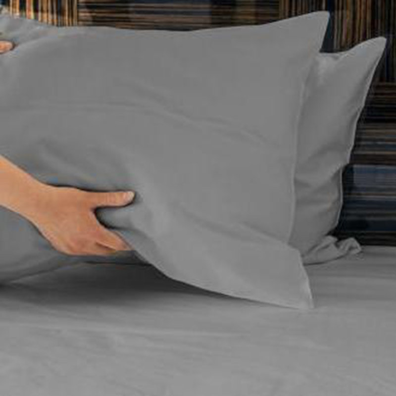 Deluxe Soft 100% Rayon From Bamboo 5-Piece Sheet Set, Silver Gray