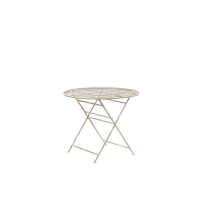 Gahanna Round Metal Folding Outdoor , cm W cm D