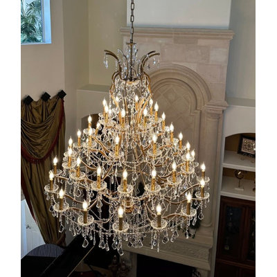 Lustre classique / traditionnel 50 lumières à intensité variable Klauck