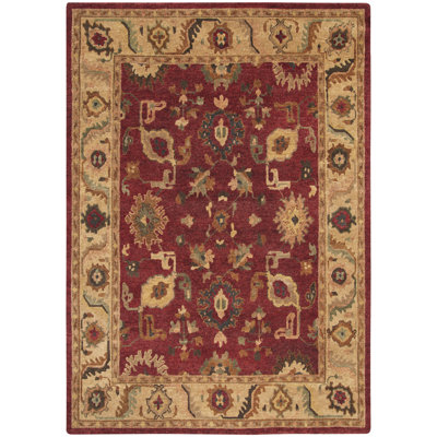 Nourison Tahoe 5'6" x 8'6" Red Traditional Indoor Rug