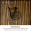 Porte-revues mural en bois 2 pièces