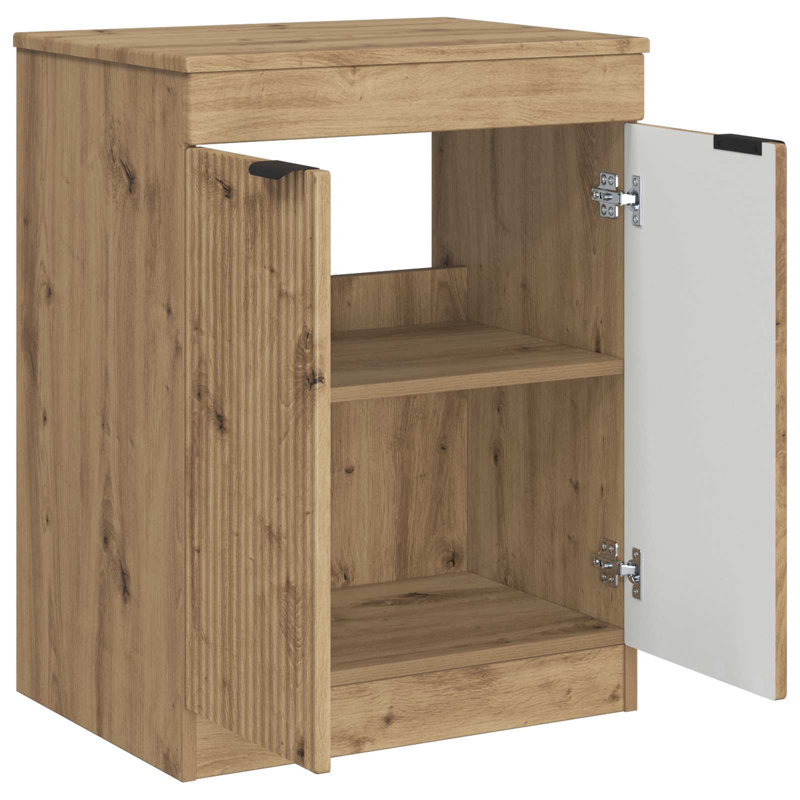 54cm Bathroom Vanity Base Only, Artisan Oak