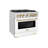 ZLINE Autograph Edition 36 in. Select Gas Range w/ Door & Accents-105806792