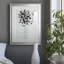 Bouquet de noir et blanc - Cadre photo, reproduction d'art sur papier-1768246564-1768246562