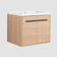Meuble-lavabo simple 23,62 po avec plateau en céramique Youssoufia