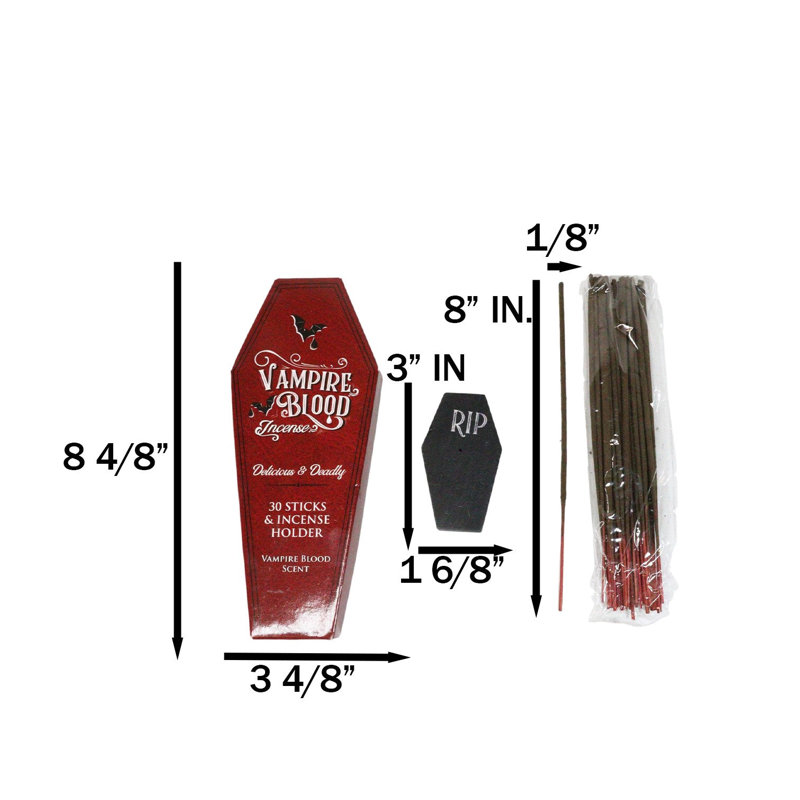 Ensemble de 30 bâtonnets d'encens Vampire