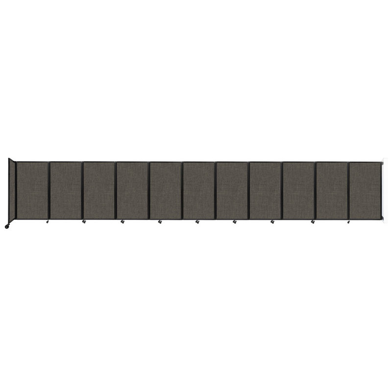 11 - Cloison pliante à panneaux, 11, Moka, H 60 po x l 366 po x P 12 po