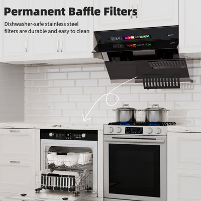 Brano 36 In . 900 Cfm Convertible Under Cabinet Range Hood With Brano 30 In . 900 Cfm Convertible Under Cabinet Range Hood With Charcoal Filter And Led Lights
