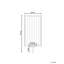 SOBREDA 41Cm Metal Wall Sconce