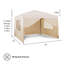  3m x 3m Metal Pop-up Gazebo