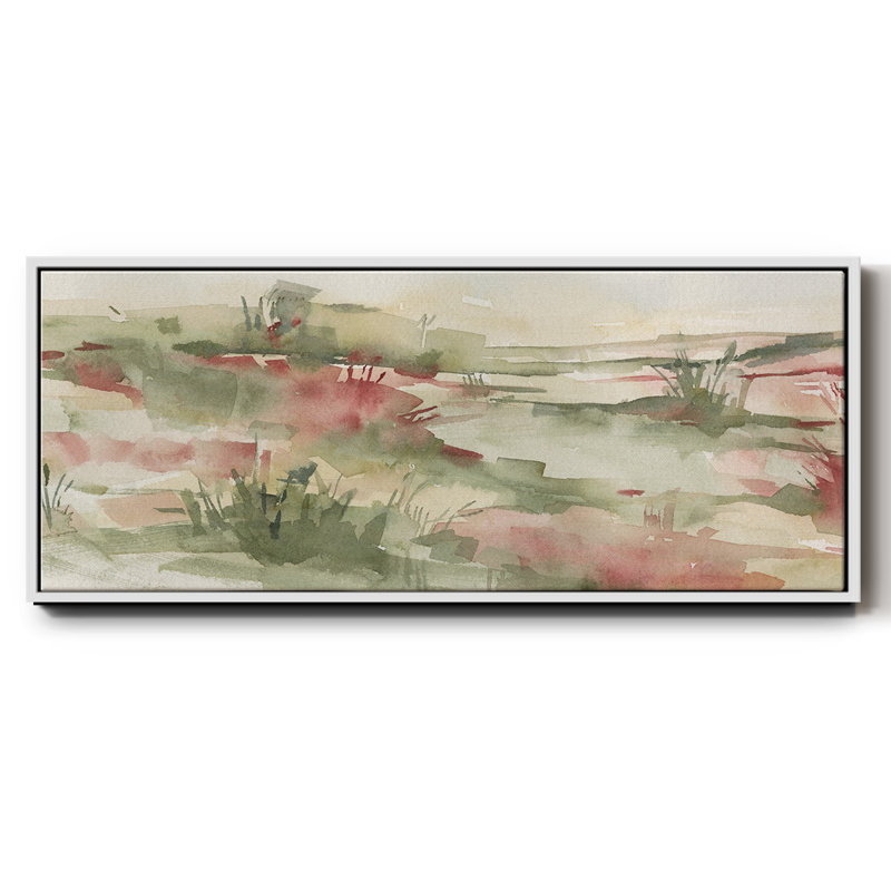 Rust Grasslands I- Framed Canvas