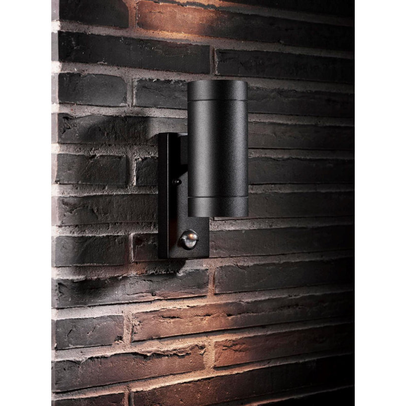 Tin Maxi 2 - Bulb 22cm H Outdoor Armed Sconce, Black