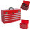 21 - Inch Heavy Duty Tool Chest, Red, 4 Drawers With Padding, Bearing Tracks And Portable For Ample Storage Box In Secure