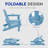 Ayanda HDPE Folding Adirondack Chair With Dual Cup Holder(Set Of 4)-144570213