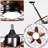 23" Outdoor Water Proof Ceiling Fan with LED Light Remote App Contorl DC Motor 3 Color Tone and 6 Speed Plug-in Patio Ceiling Fan