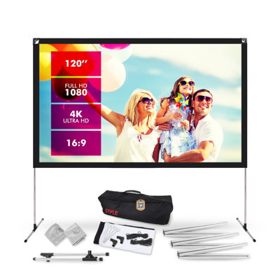 Pyle Outdoor Portable Projector Screen Projector Screen