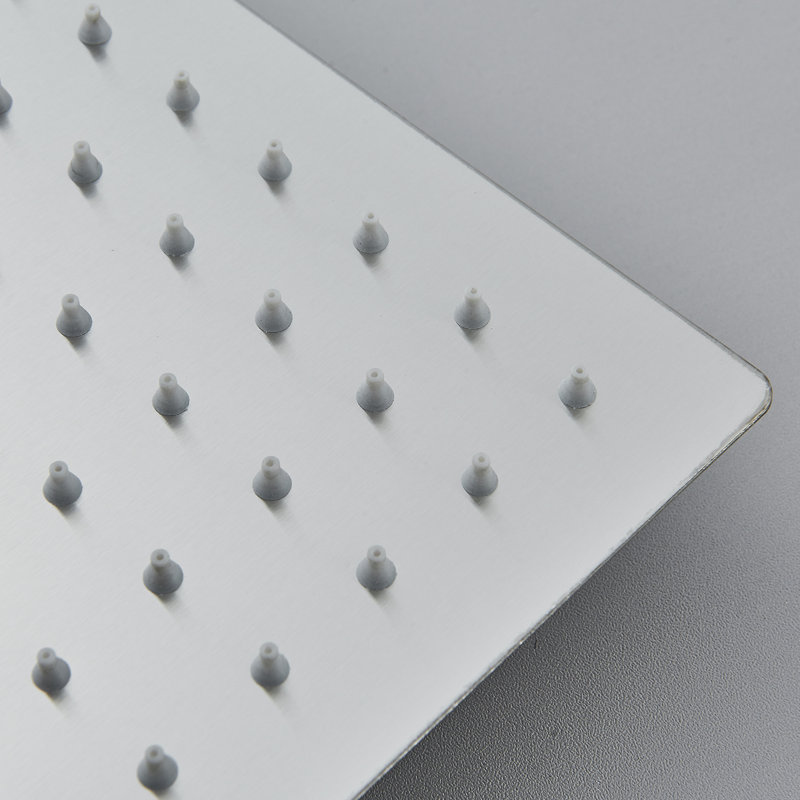 Système de douche complet avec valve brute, Nickel brossé
