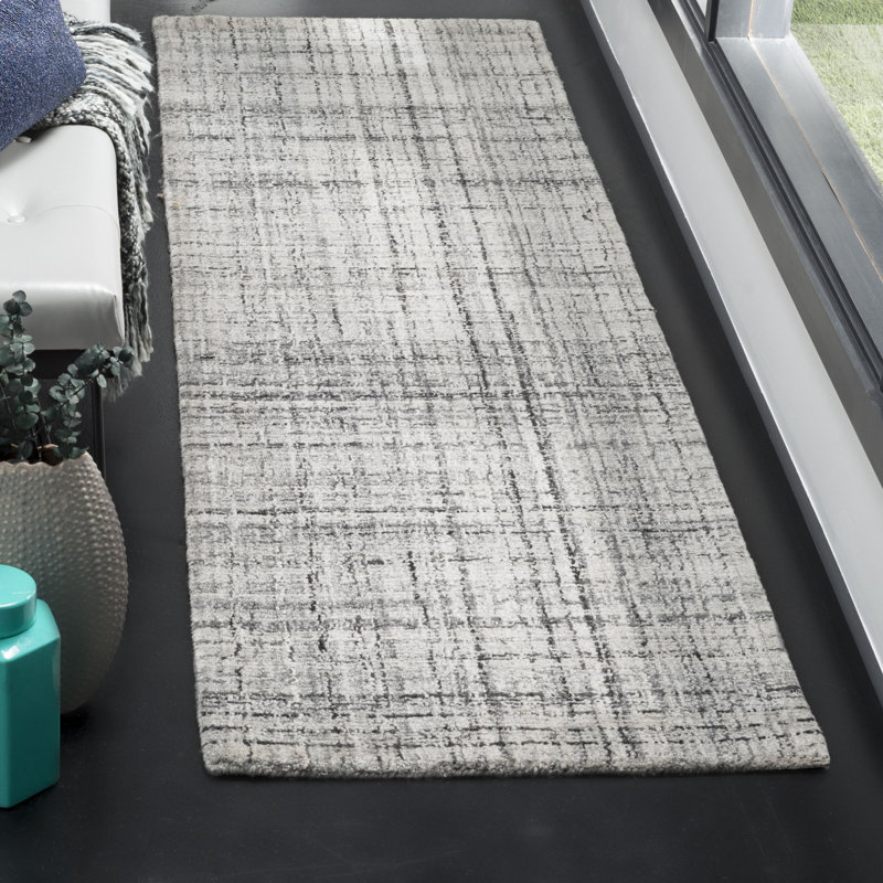 Tapis performance touffeté à la main Gudinas, Tapis de couloir 2 pi 3 po x 20 pi