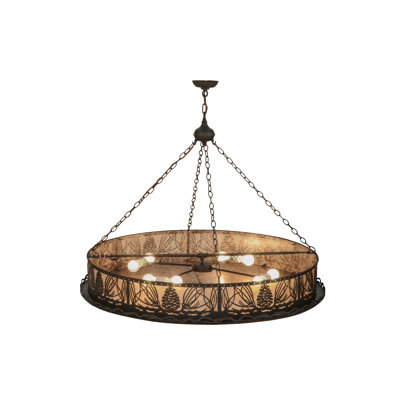 Rustic Lodge 8 - Light Chandelier