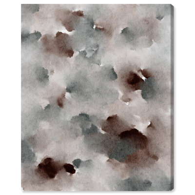 Art Remedy The Winter March, aquarelle encadrée, Boho Abstracts 56942