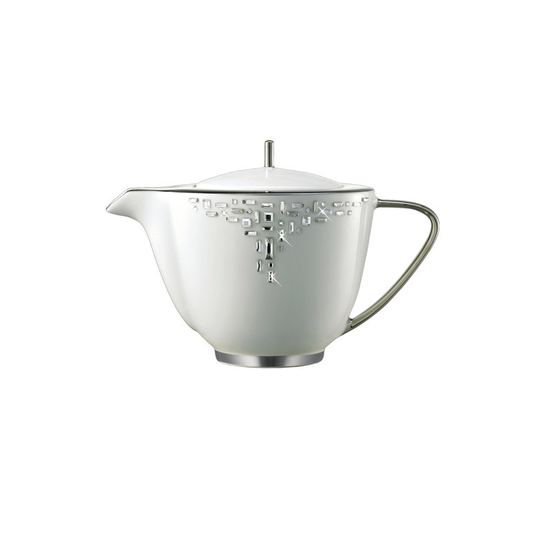 Théière en porcelaine Diana, Platine