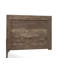 Mobilier de chambre à coucher en bois avec tête de lit à panneau de lit simple rustique à finition brune 1pc-290473837