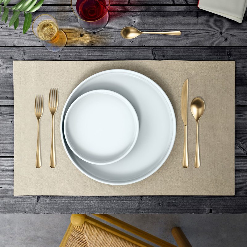 MEPRA Neve Stainless Steel Flatware Set, Ice Gold