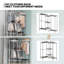 Lucenia 70" Clothes Racks and Garment Racks-528064329