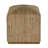 Como 17 in. W Square Banana Leaf Accent Stool
