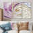 Toile naturelle avec cadre flottant