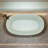 51'' Freestanding Bathtub Resin Stone Soaking Bathtub Solid Surface Modern Tubs With Overflow And Pop-Up Drain