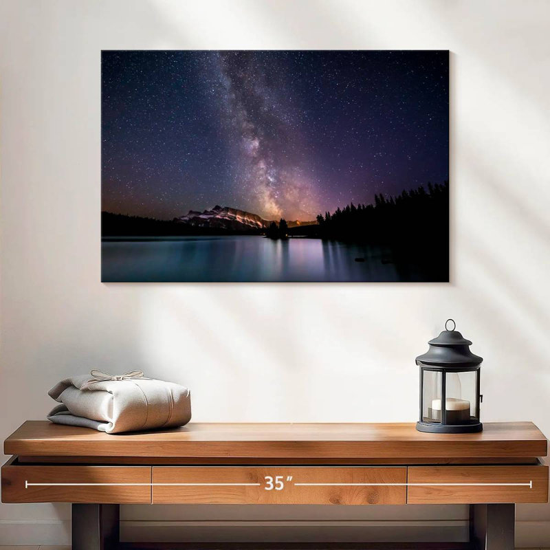 Oberle Milky Way Above Two Jack Lake, 8" H x 12" W