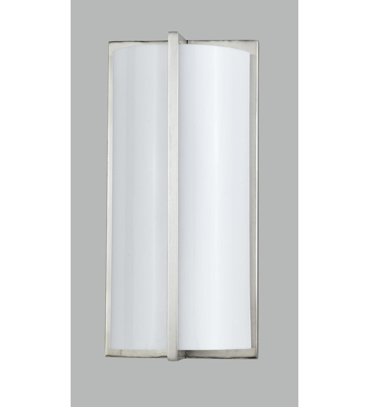 Plafonnier encastré 1 lumières Whitman, Acier brossé