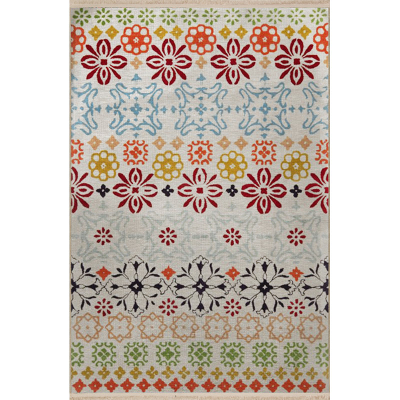 Vittorina Floral Indoor / Outdoor Rug, Rectangle 5'2" x 8'7"