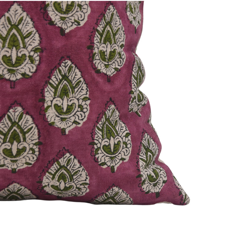 Housse de coussin Block Print, H 18 po x l 18 po
