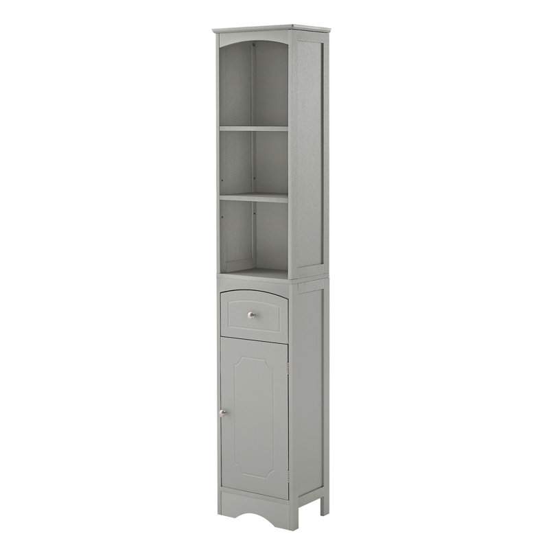 Grande armoire de salle de bain, Gris