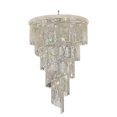 Luminaire suspendu en cristal 29 niveaux Sterns