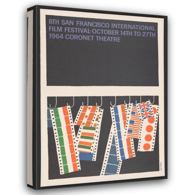 8th San Francisco International Film Festival by  Saul Bass  Gallery Wrap Canvas Wall Art