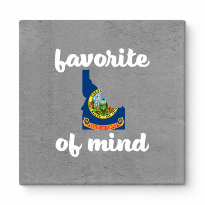 Favorite of Mind — Idaho — Square Canvas Wall Art